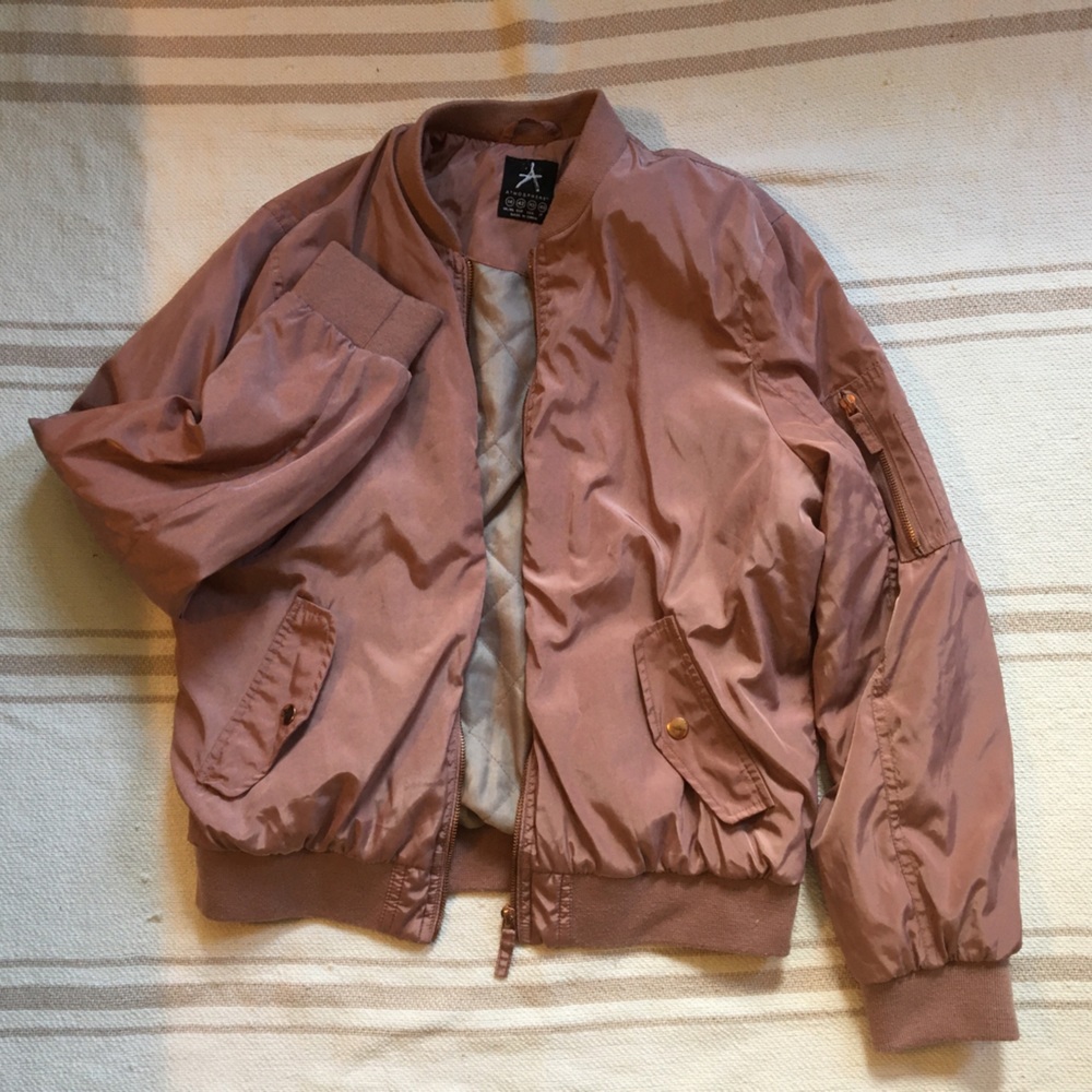Atmosphere size 10 (M) pink bomber jacket